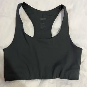 Medium Gray Paloma sports bra- Girlfriend Collective
